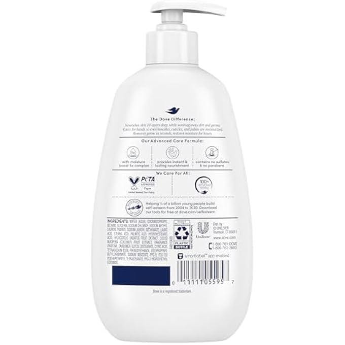 Dove ADVANCED CARE HAND WASH 4 COUNT FOR EFFECTIVELY WASHING AWAY DIRT & GERMS, DRAGONFRUIT & COCONUT WITH 10-LAYER NOURISHMENT - Image 2
